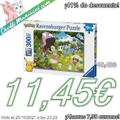 Puzzle de 300 piezas XXL Ravensburger Pokémon