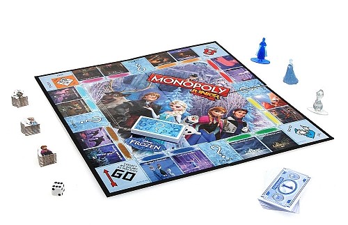 Tablero personalizado del Monopoly Junior de Frozen