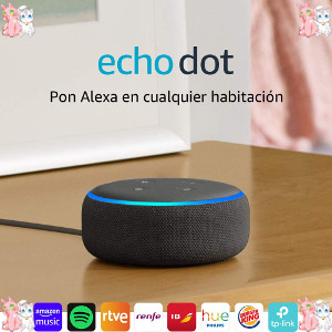 Hoy te traemos el Altavoz inteligente Amazon Echo Dot a un precio que está muy bien