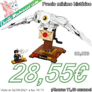 Seguimos trayéndote los mejores precios con el Juego de construcción LEGO Harry Potter Hedwig modelo 75979