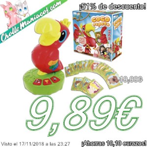 Seguimos trayéndote los mejores precios con el Juego de mesa Coco Repeto de Cefa Toys modelo 00473