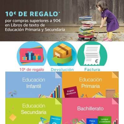 Libros de texto en Amazon España barato, con gran descuento