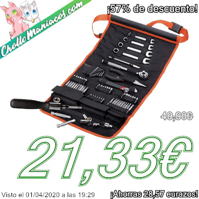 Hoy te traemos el Kit de 76 herramientas Black & Decker A7063, cuyo precio está bajo