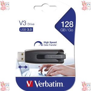 Memoria USB 3.0 de 128GB Verbatim V3, con un buen descuento