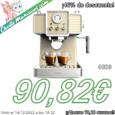Siempre las mejores ofertas en el blog con la Cafetera express Cecotec Power Espresso 20 Tradizionale